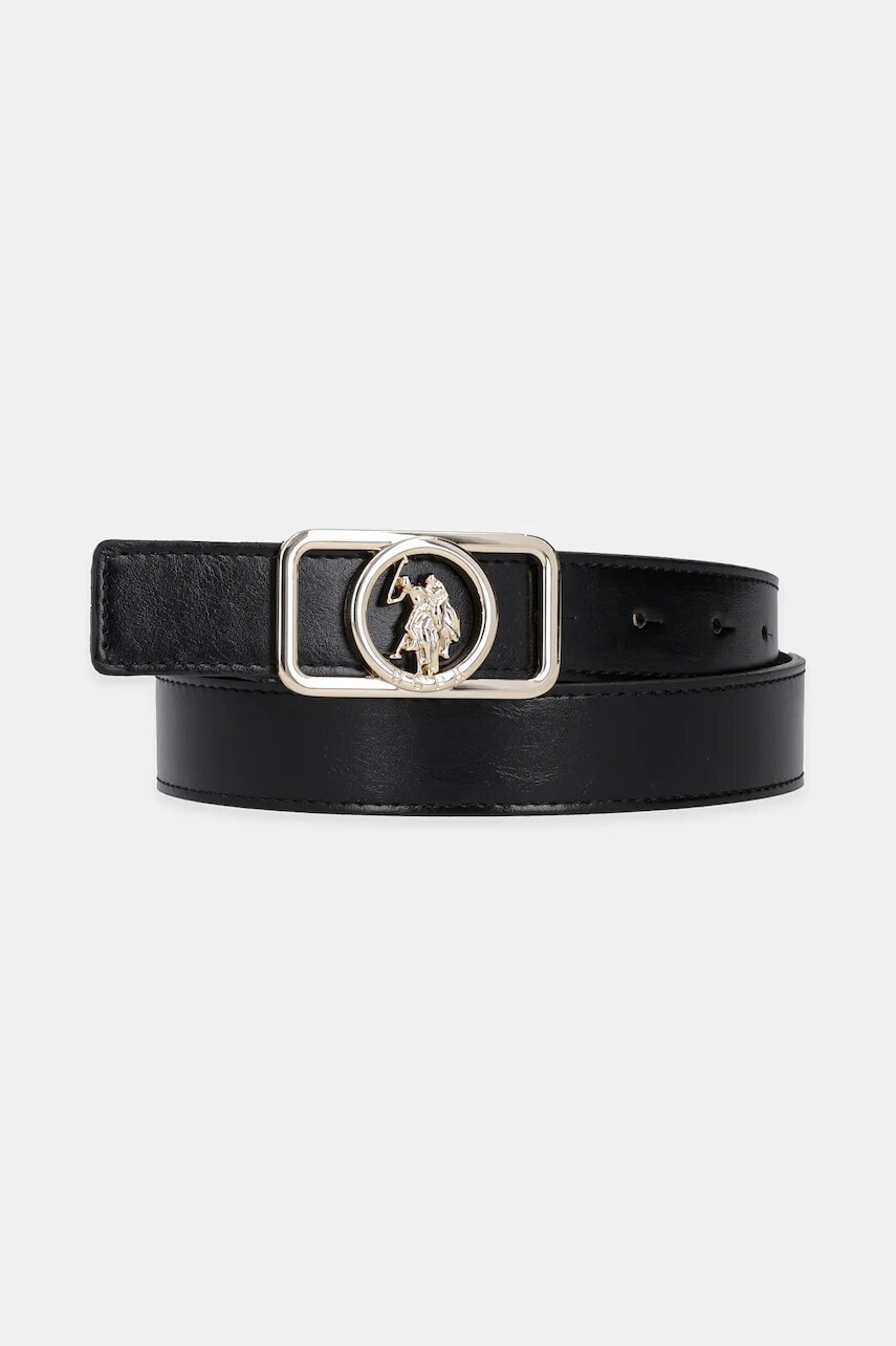 Opasok U.S. Polo Assn. Gardena dámsky, čierna farba, AEUGC2637WAJ
