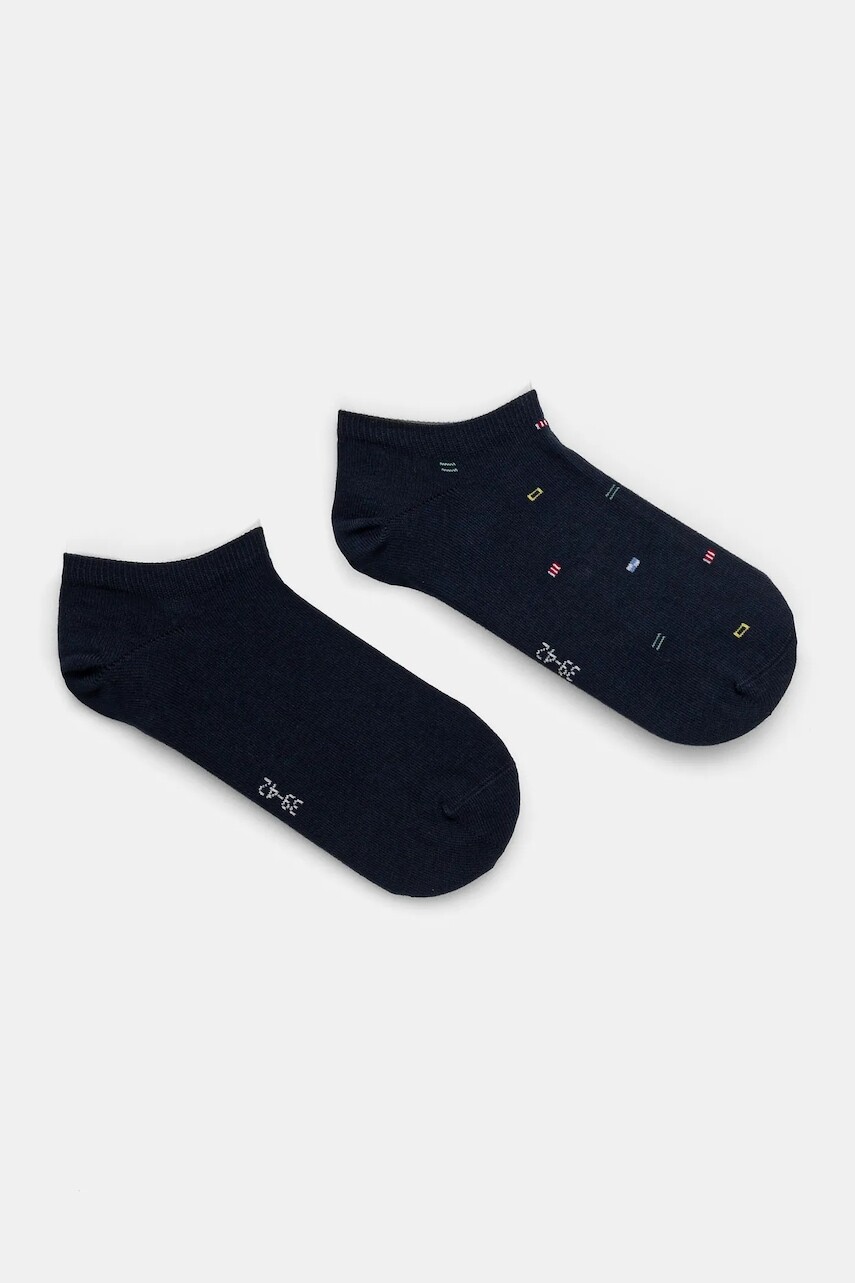 Ponožky Tommy Hilfiger 2-pak pánske, tmavomodrá farba, 701232935