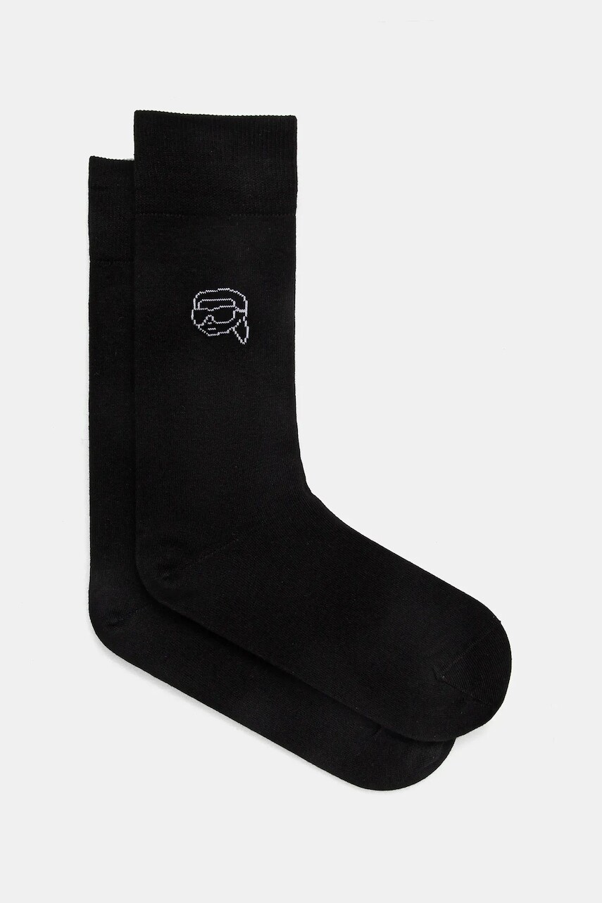 Ponožky Karl Lagerfeld pánske, čierna farba, 552102.805512