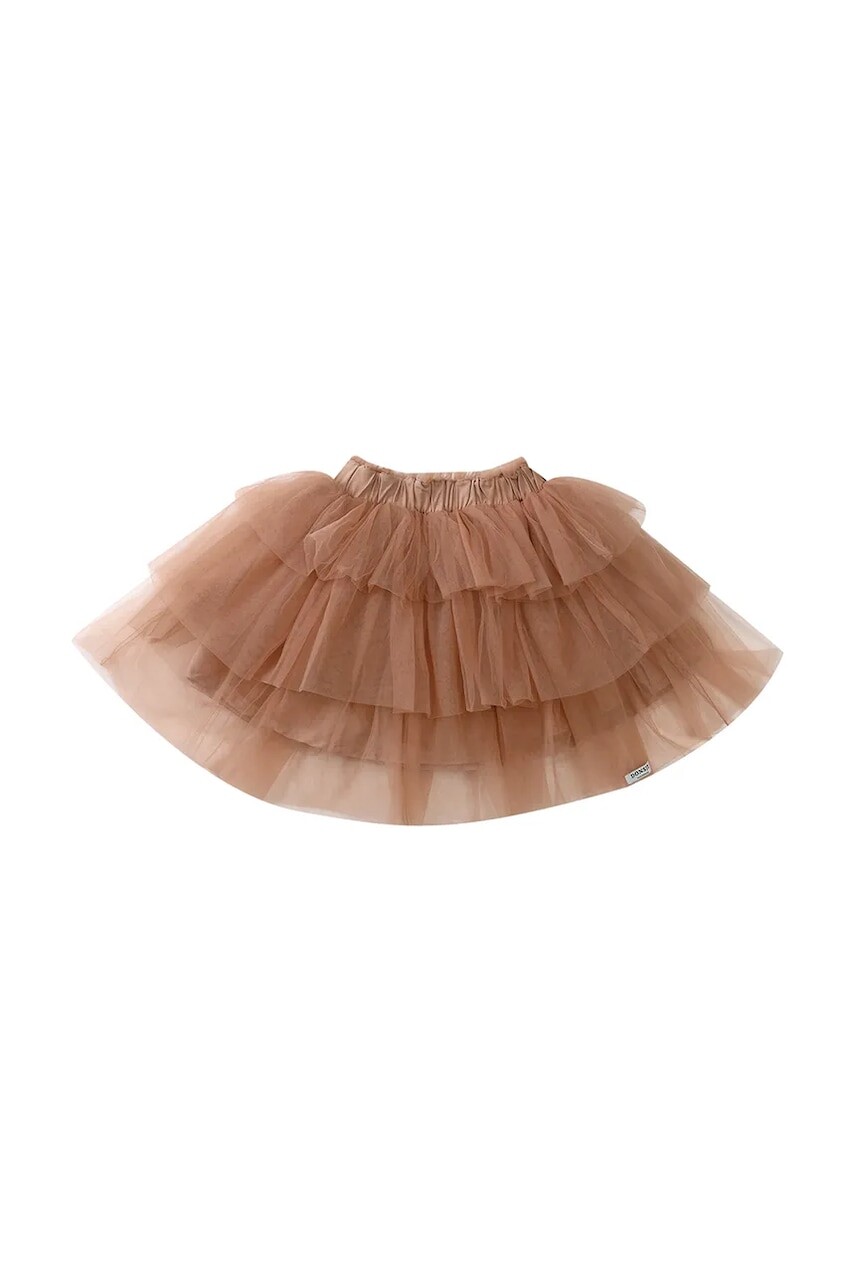 Dievčenská sukňa Donsje Mirre Skirt oranžová farba, mini, áčkový strih, 4099300