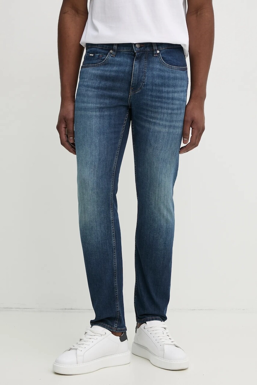 Rifle BOSS pánske, tmavomodrá farba, 50537390