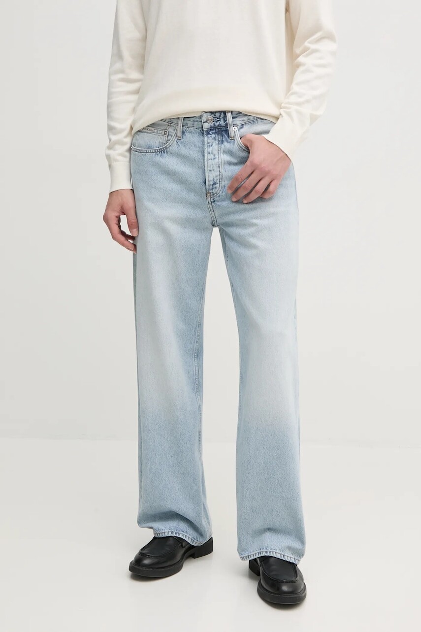 Bavlnené rifle Calvin Klein Jeans pánske, J30J327142