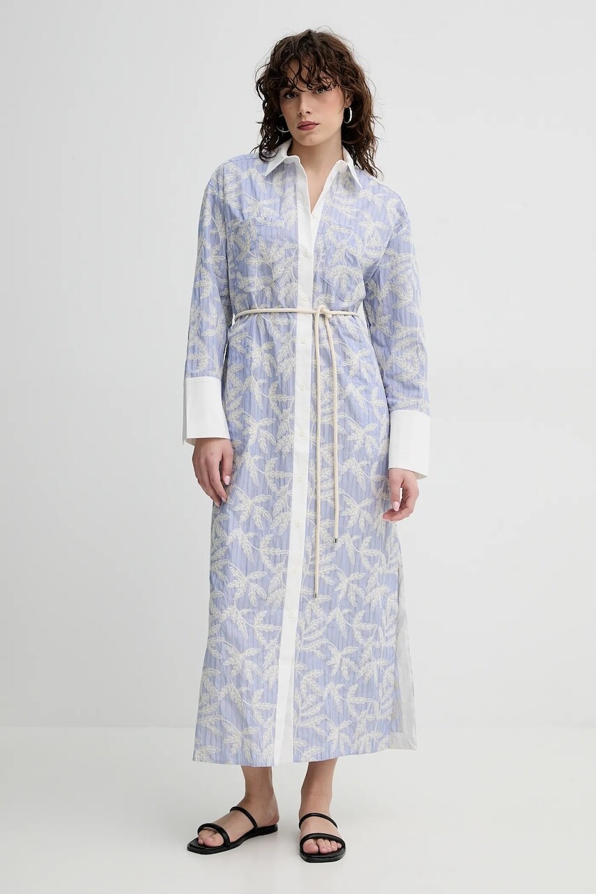 Bavlnené šaty MUNTHE FILIRA maxi, oversize, 251134625136