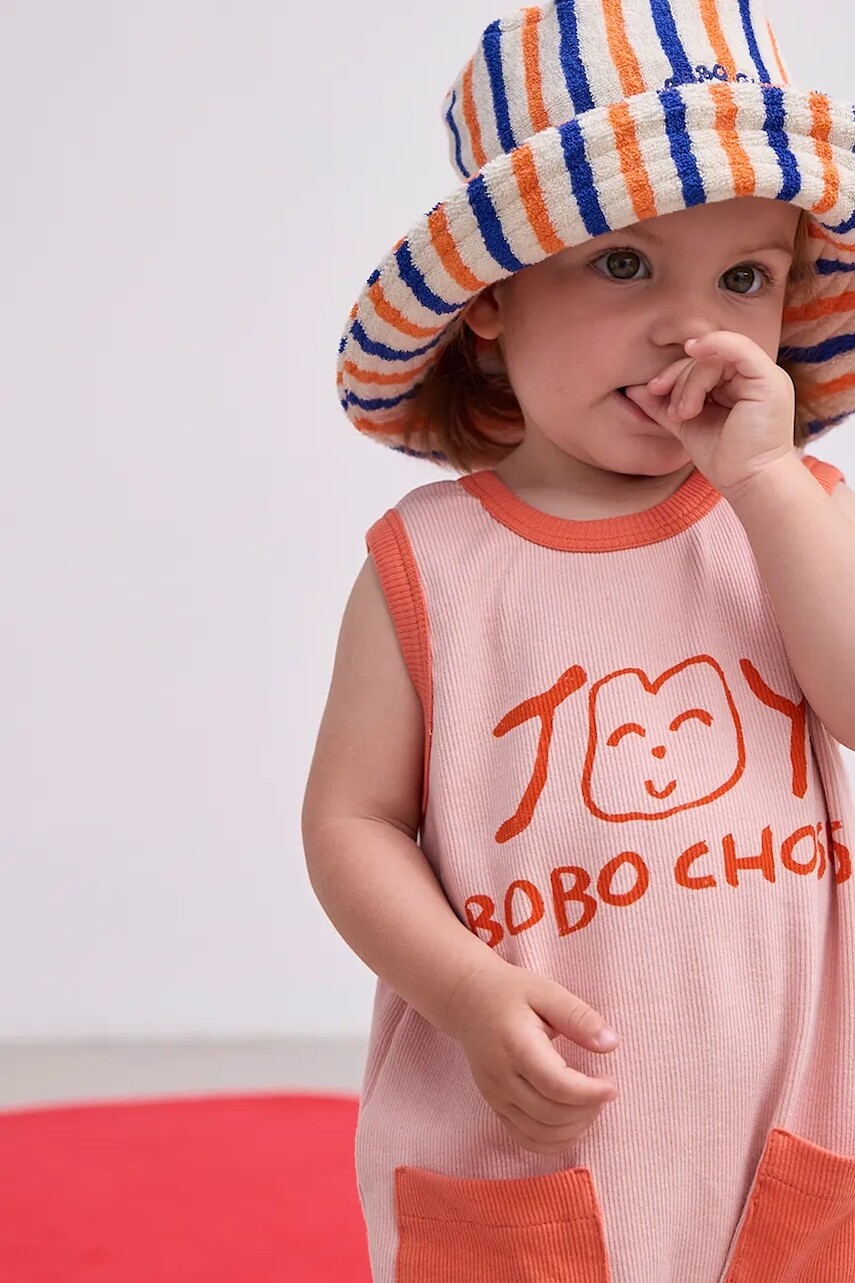 Detský klobúk Bobo Choses oranžová farba, 125AH006
