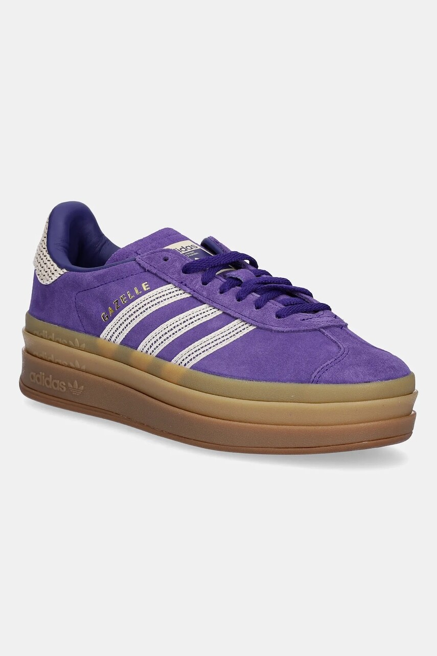 Tenisky adidas Originals Gazelle Bold W fialová farba, JS3359