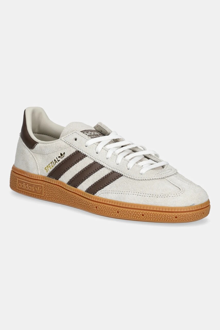 Semišové tenisky adidas Originals Handball Spezial W béžová farba, JQ8903
