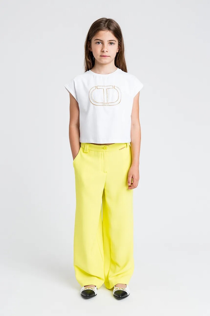 Detské tričko Twinset biela farba, 251GJ2QR1