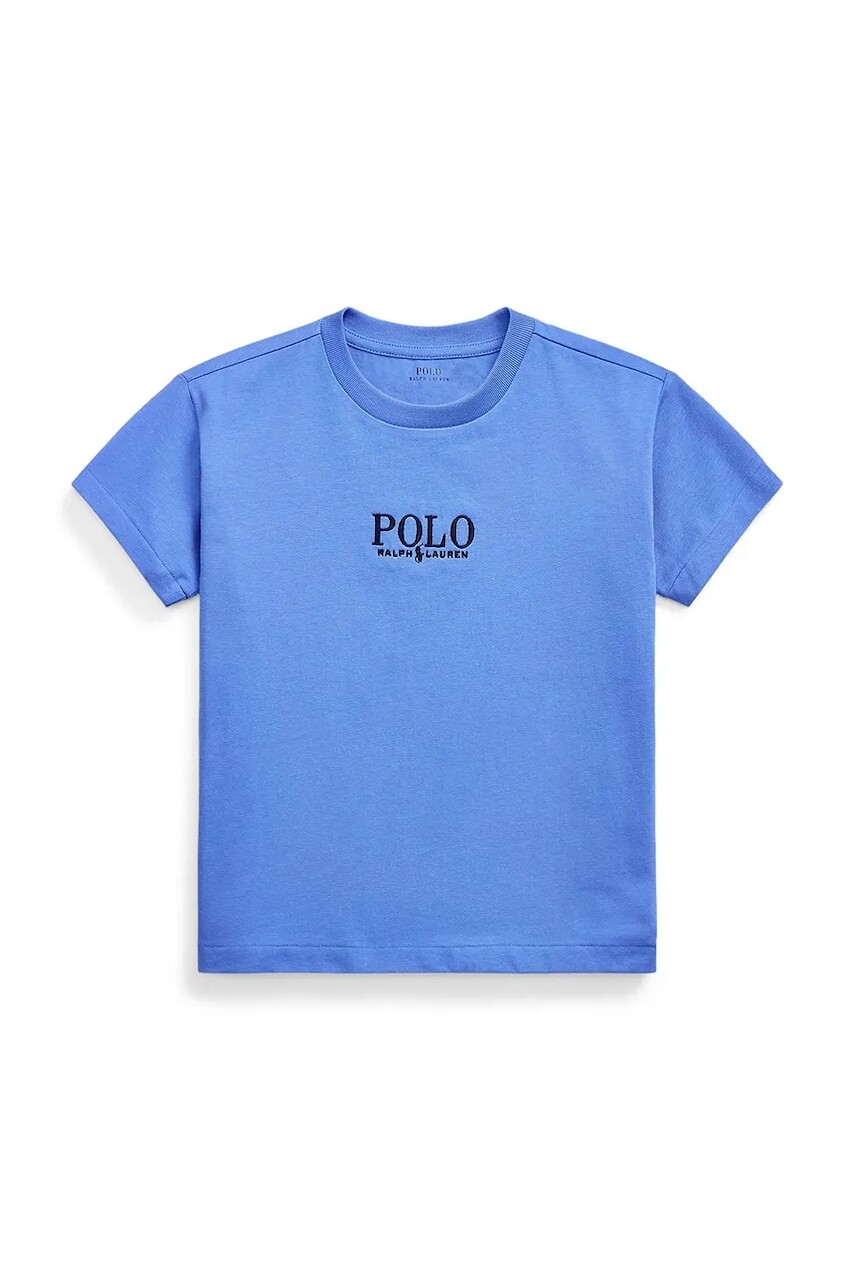Detské bavlnené tričko Polo Ralph Lauren s nášivkou, 322964779004