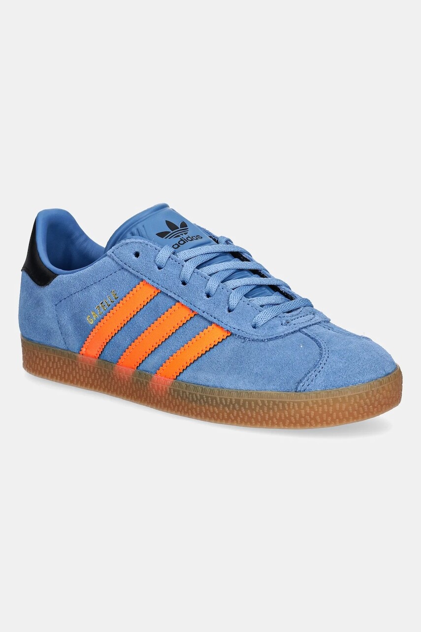 Detské semišové tenisky adidas Originals GAZELLE JP7124