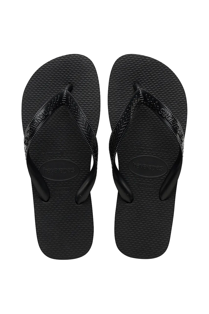 Detské žabky Havaianas TOP čierna farba, 4000029