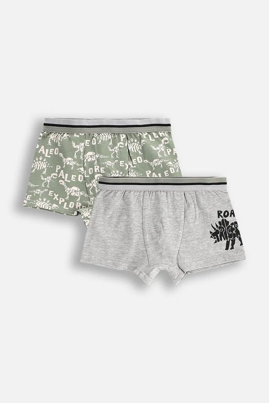 Detské boxerky Coccodrillo 2-pak zelená farba, PANTS