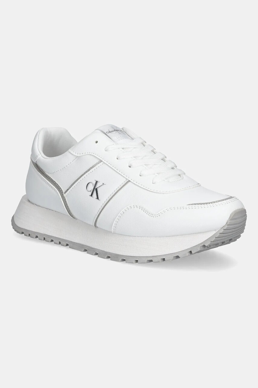 Detské tenisky Calvin Klein Jeans biela farba, V3A9-82033