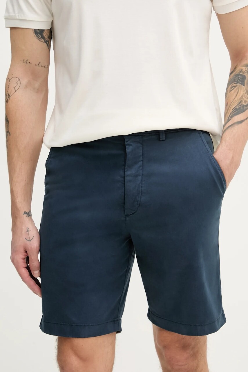 Šortky Pepe Jeans REGULAR CHINO SHORT pánske, tmavomodrá farba, PM801181