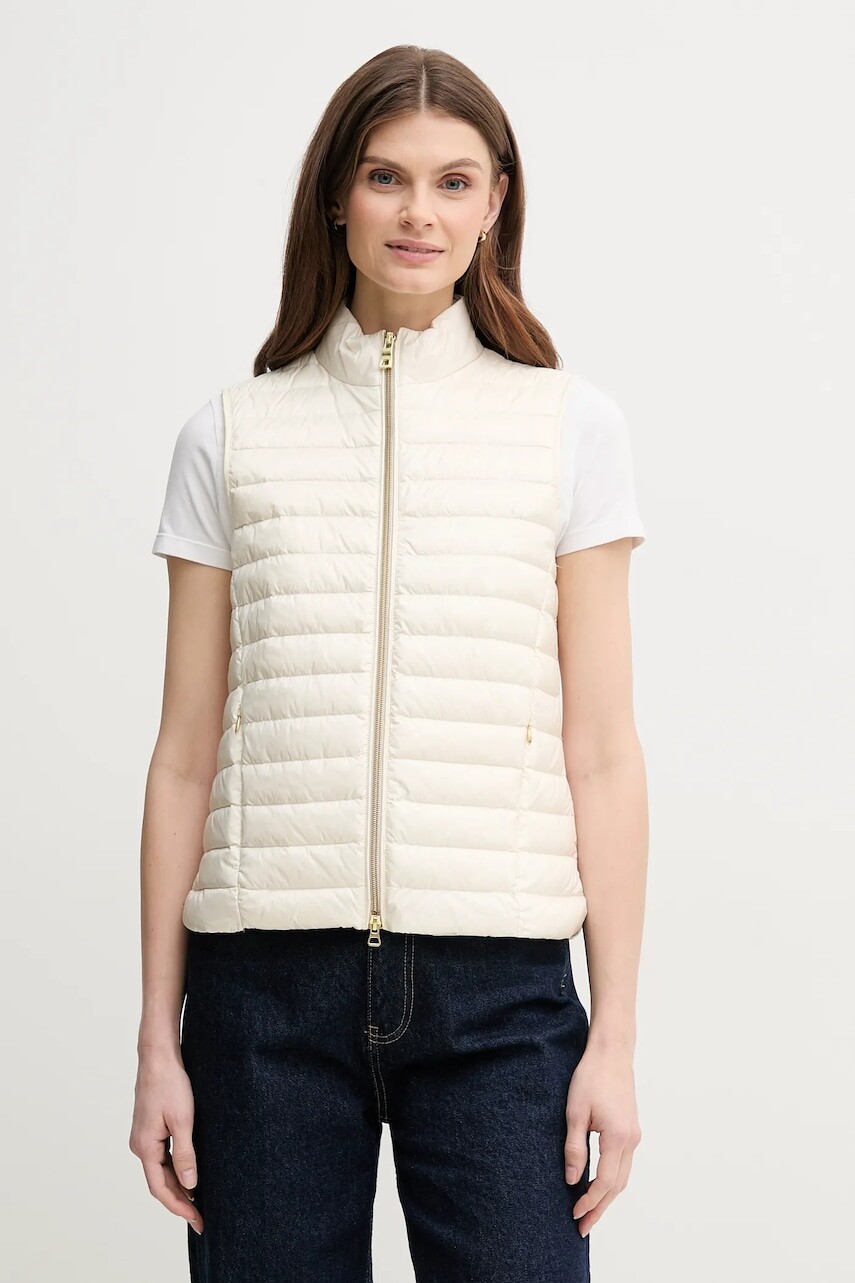 Páperová vesta Geox JAYSEN dámsky, béžová farba, prechodný, W5525D T3146