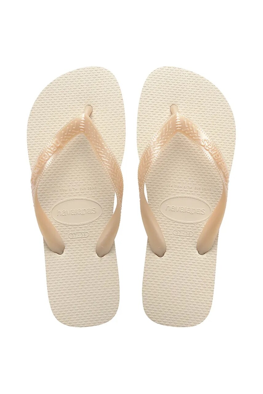 Šľapky Havaianas TOP SENSES dámske, béžová farba, 4149369.8811