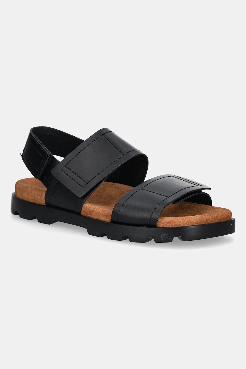 Kožené sandále Camper Brutus Sandal pánske, čierna farba, K100777-011