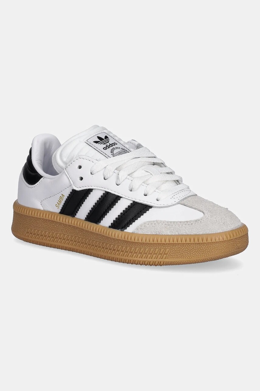 Detské tenisky adidas Originals SAMBA XLG biela farba, JH6516