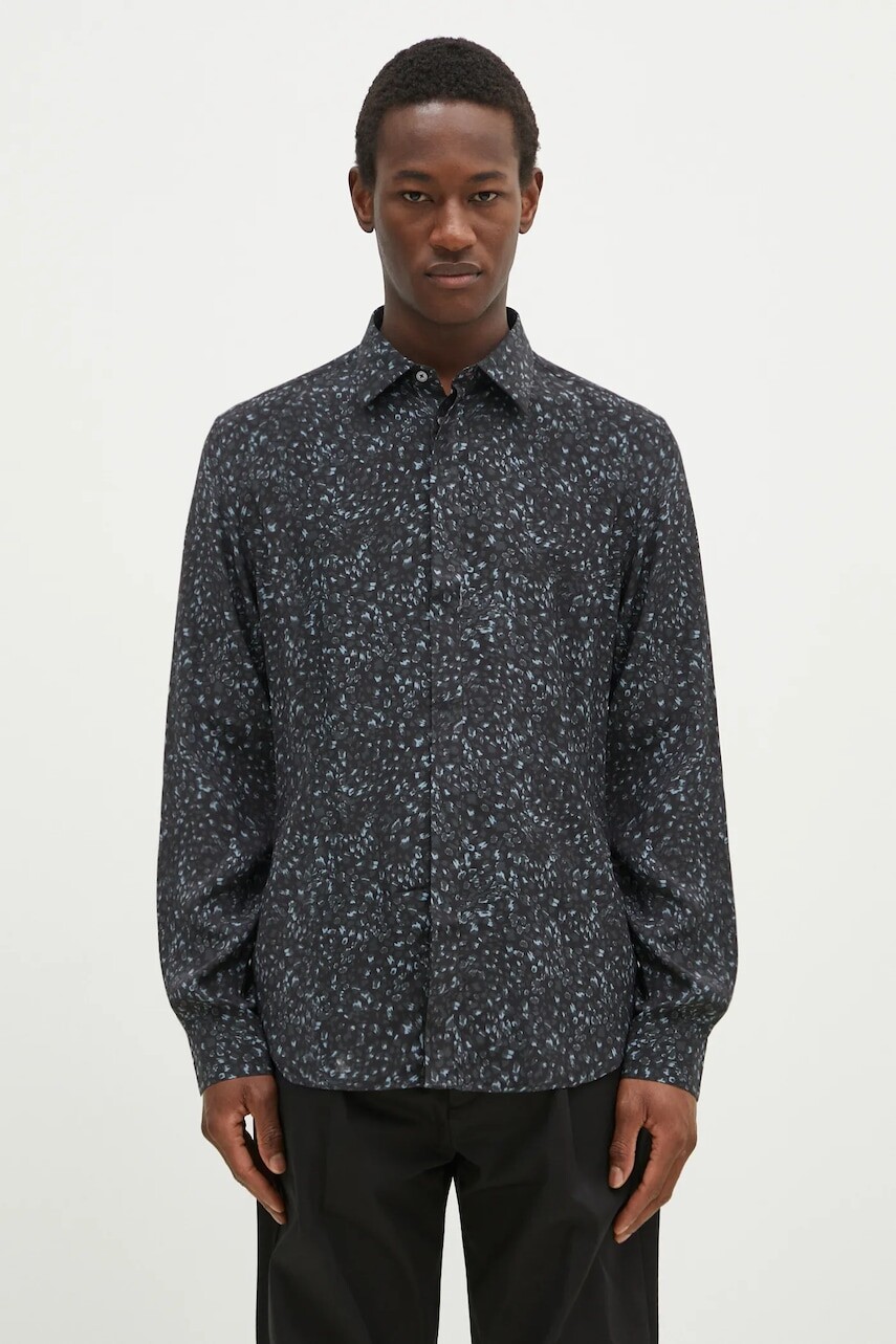 Košeľa Paul Smith pánska, slim, s klasickým golierom, M1R-656U-P02579