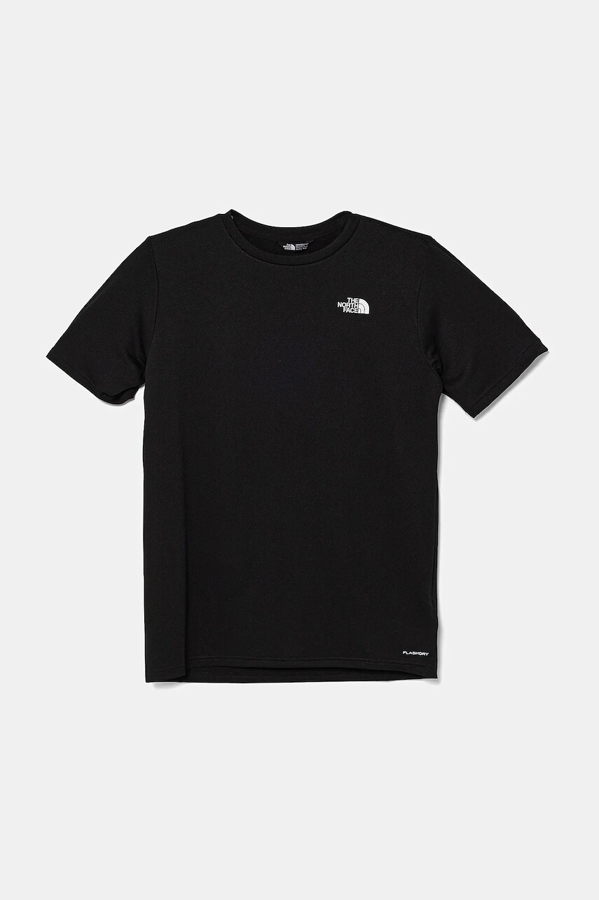 Detské tričko The North Face TEEN NEW 24/7 SS TEE čierna farba, s potlačou, NF0A8DF2JK31