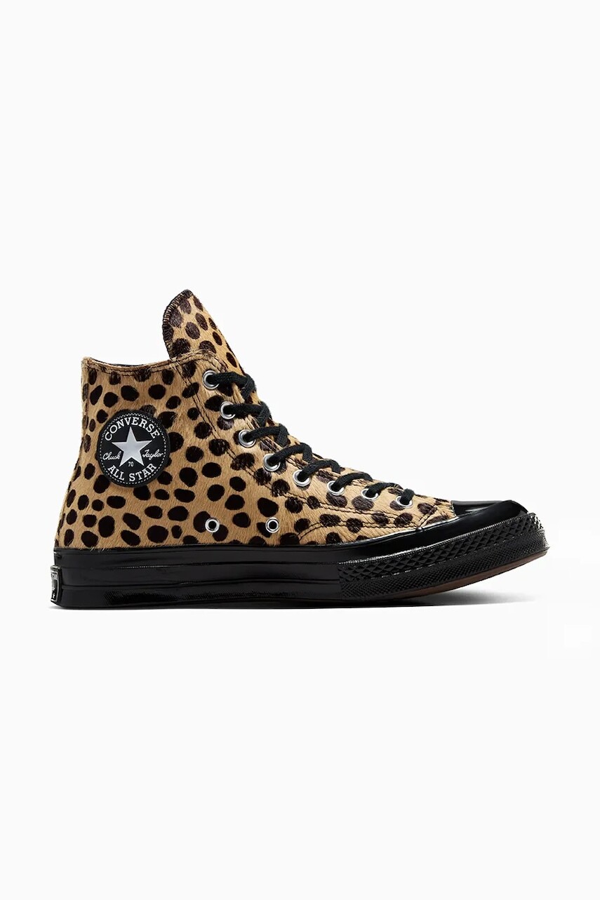 Kožené tenisky Converse Chuck 70 béžová farba, A12705C