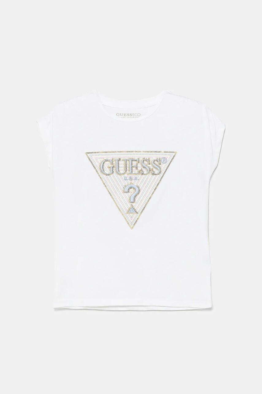 Detské tričko Guess biela farba, K5GI12 K6YW4