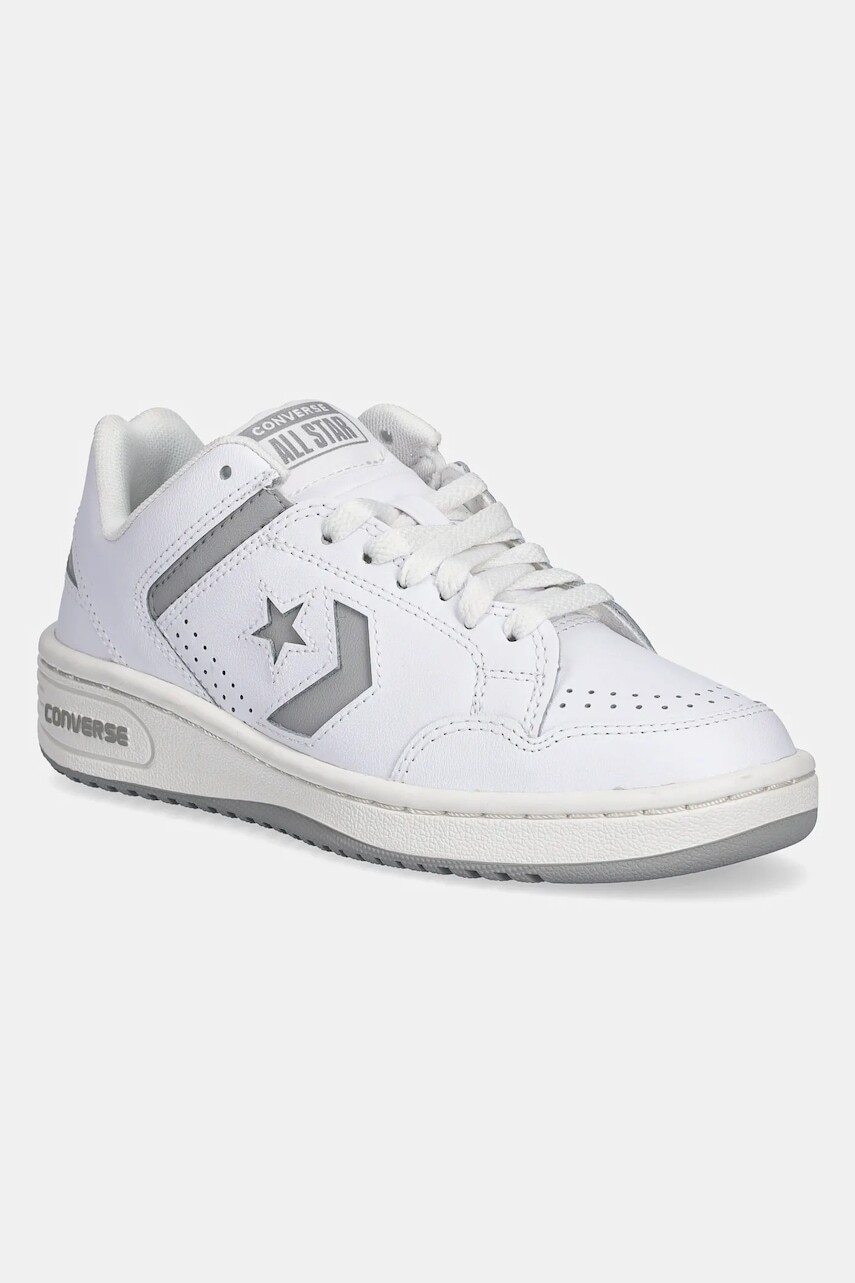 Kožené tenisky Converse Weapon biela farba, A11461C