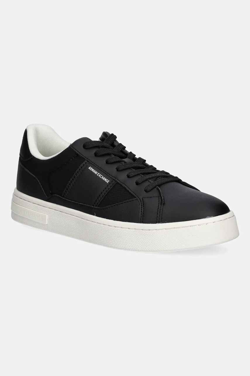 Topánky Armani Exchange pánske, čierna farba, XUX241 XV911 K001