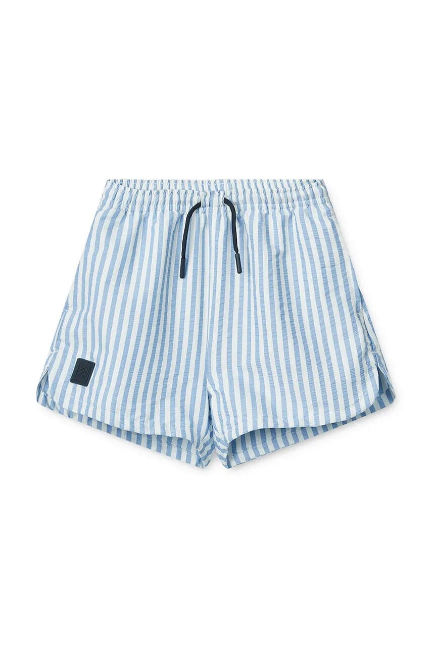 Detské plavkové šortky Liewood Aiden Seersucker Board Shorts LW19916