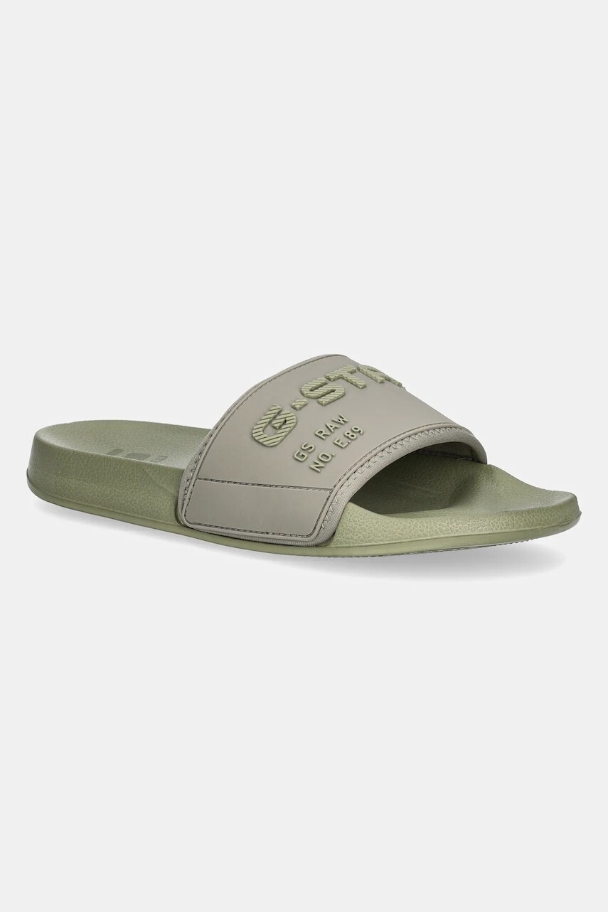 Šľapky G-Star  CART V TPU W dámske, zelená farba, D27422.G588
