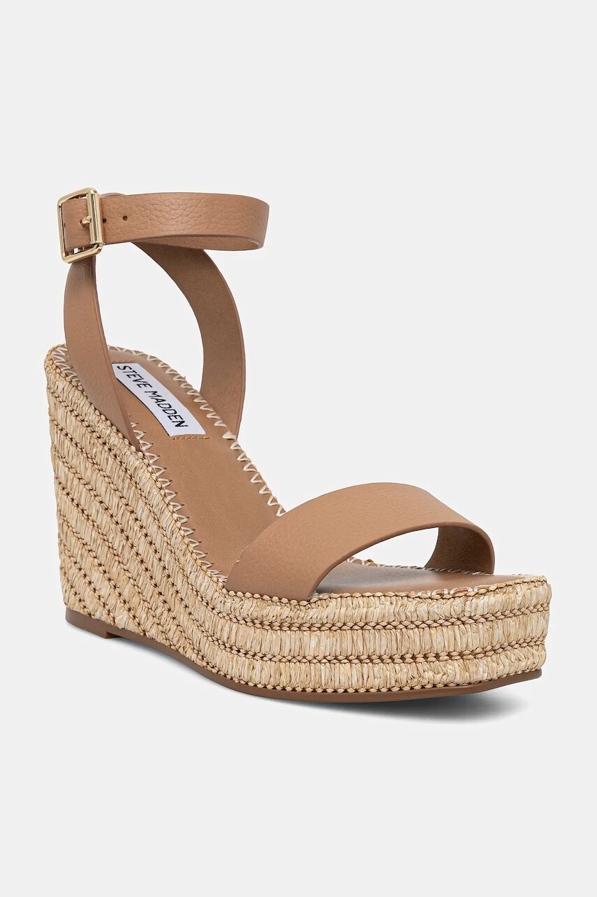 Kožené sandále Steve Madden Cassie béžová farba, SM11003372