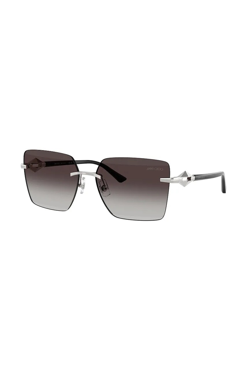 Slnečné okuliare Jimmy Choo dámske, strieborná farba, 0JC4018