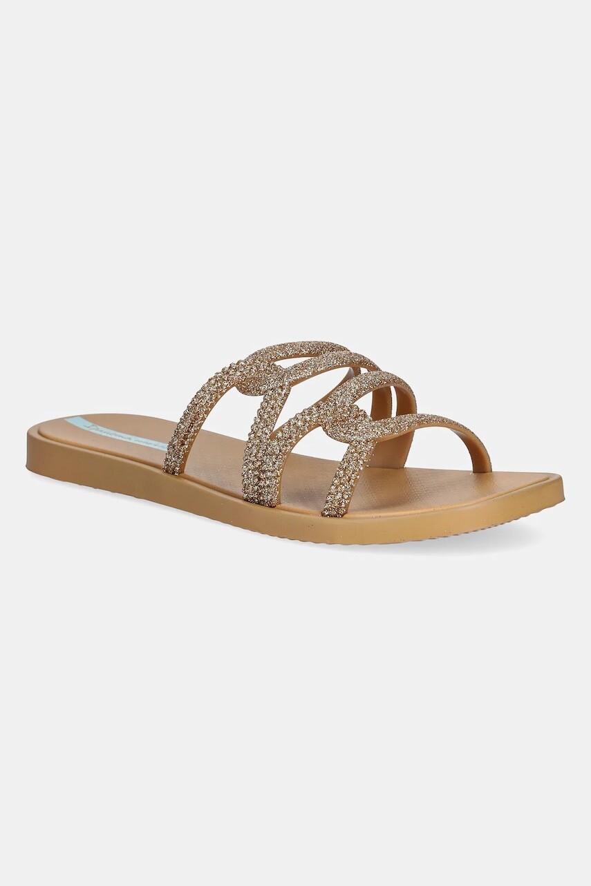 Šľapky Ipanema SOLAR GLOW S dámske, hnedá farba, 27286-BB955