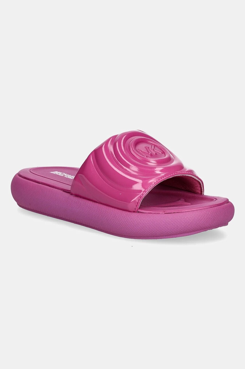 Šľapky Michael Kors RAELYNN MASYN ružová farba, MK01421672