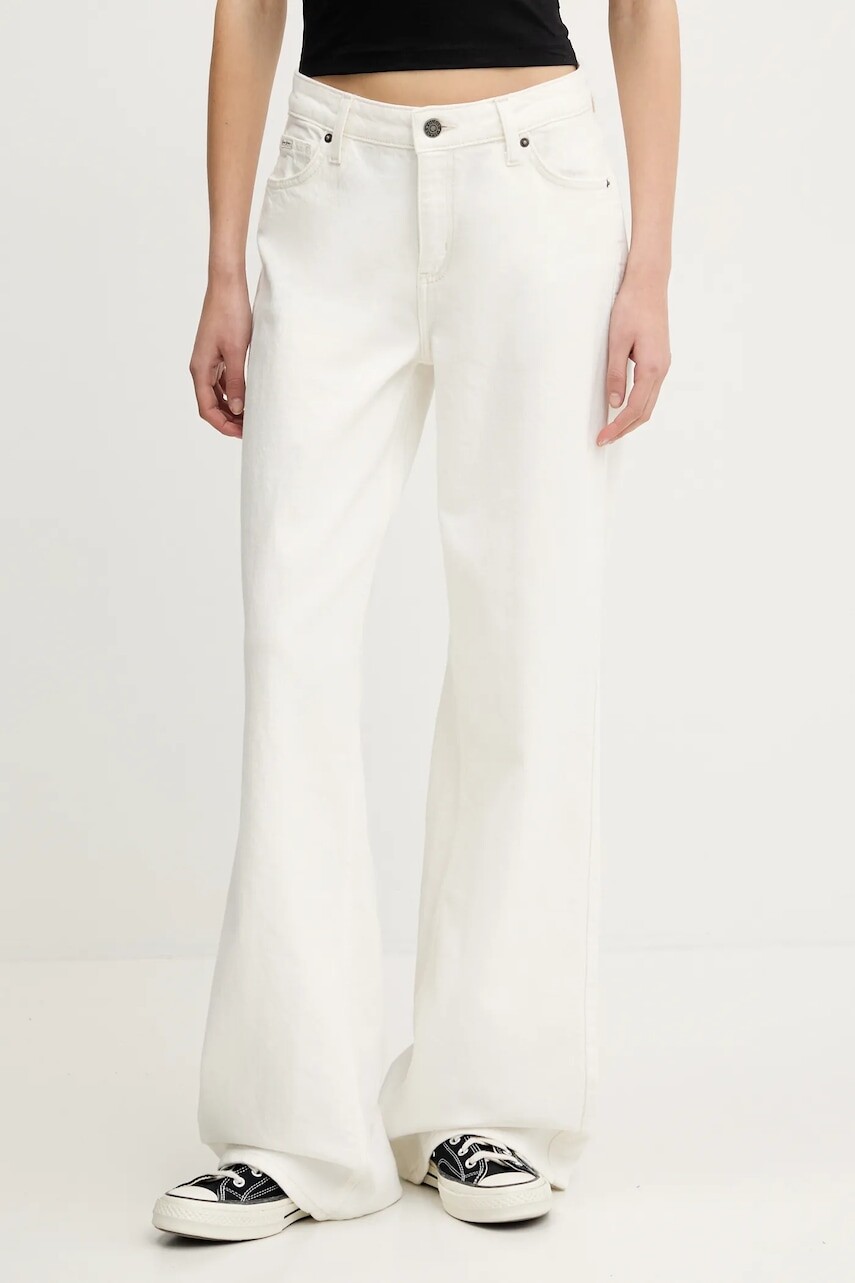 Rifle Guess Jeans dámske, biela farba, W5GA0Y D5M62