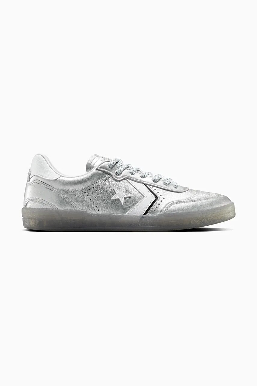 Kožené tenisky Converse Louie Lopez Pro 2 šedá farba, A10594C