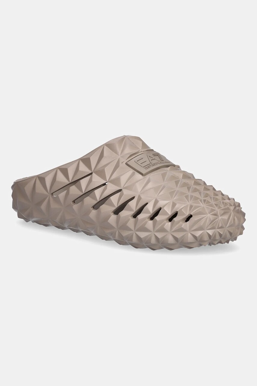 Šľapky EA7 Emporio Armani béžová farba, XK385.XBR001
