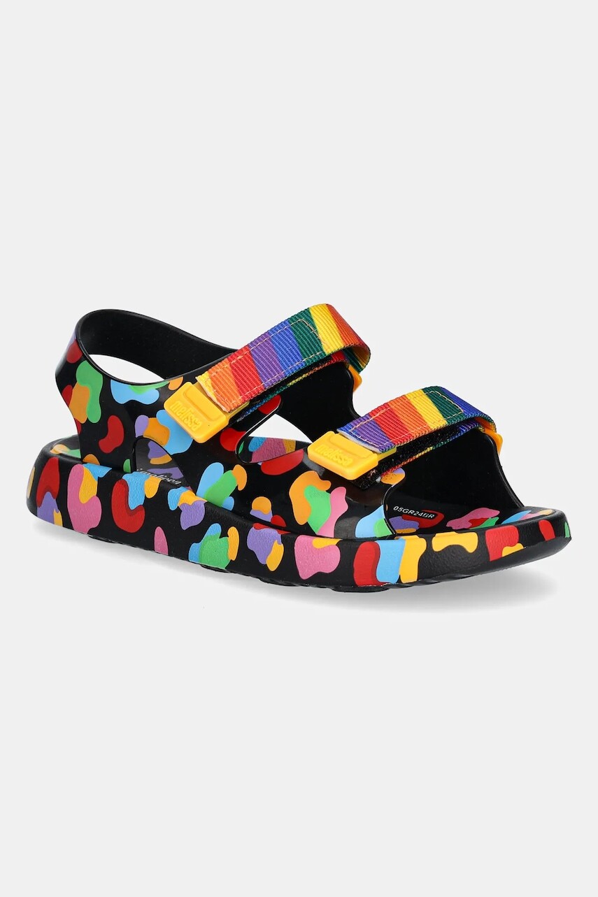 Detské sandále Melissa MIX INF čierna farba, M.35916