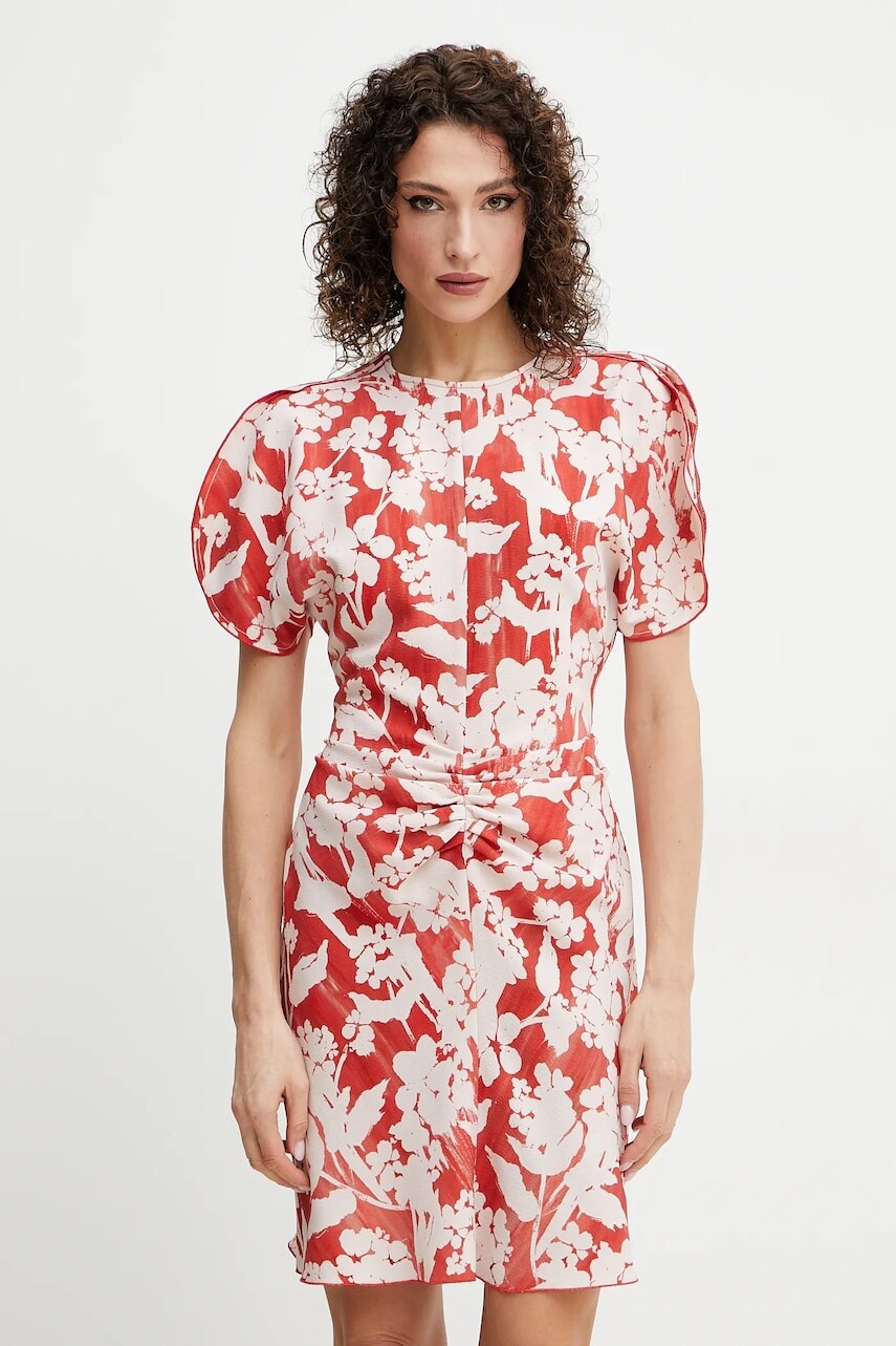 Šaty Victoria Beckham ružová farba, mini, priliehavá, 1225WDR006087G