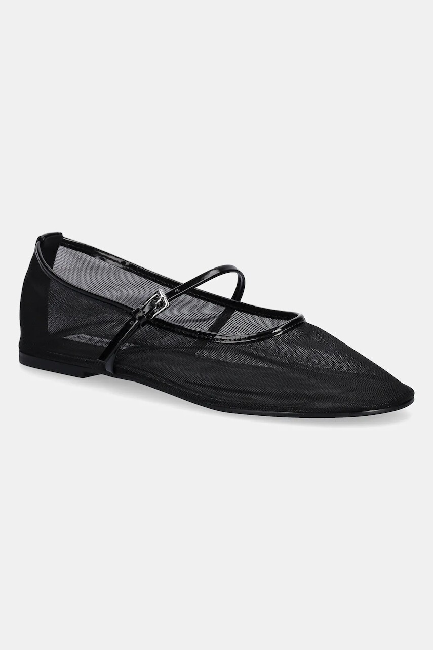 Baleríny Steve Madden Mash čierna farba, SM11003765
