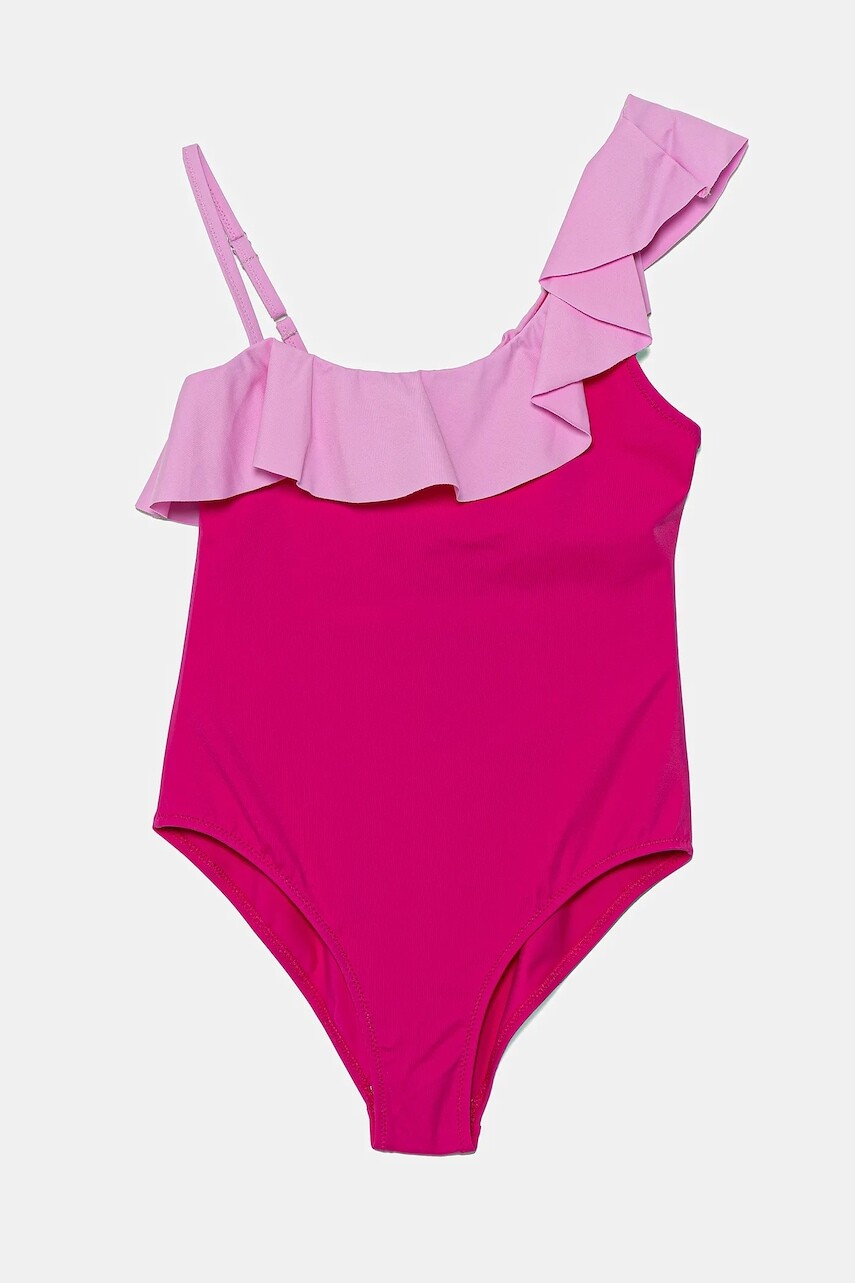 Jednodielne detské plavky United Colors of Benetton fialová farba, 3L030I00O
