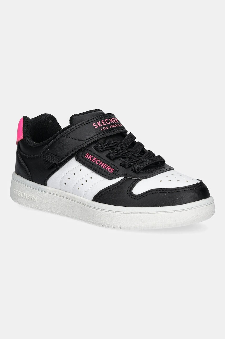 Detské tenisky Skechers QUICK STREET čierna farba, 310241L