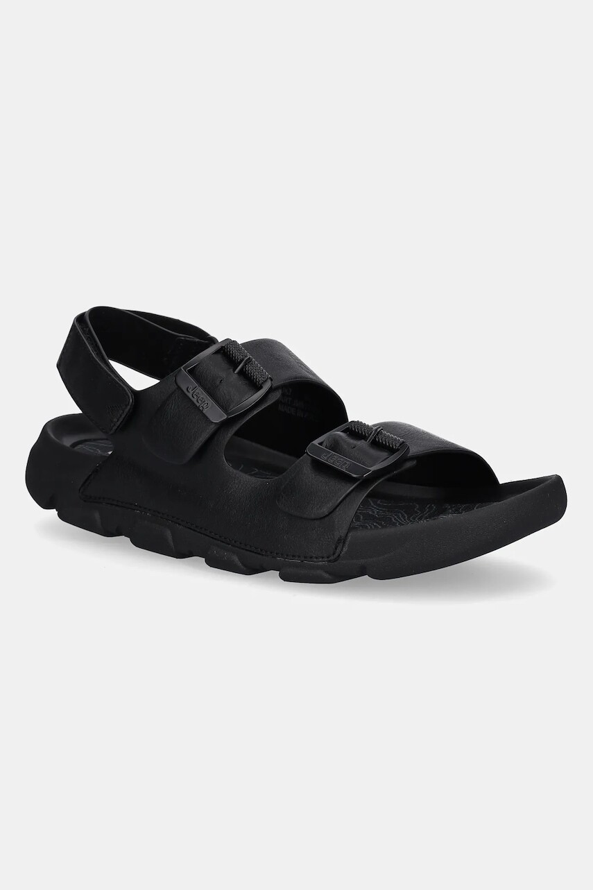 Sandále Jeep DAYTONA SANDAL čierna farba, JM51132A