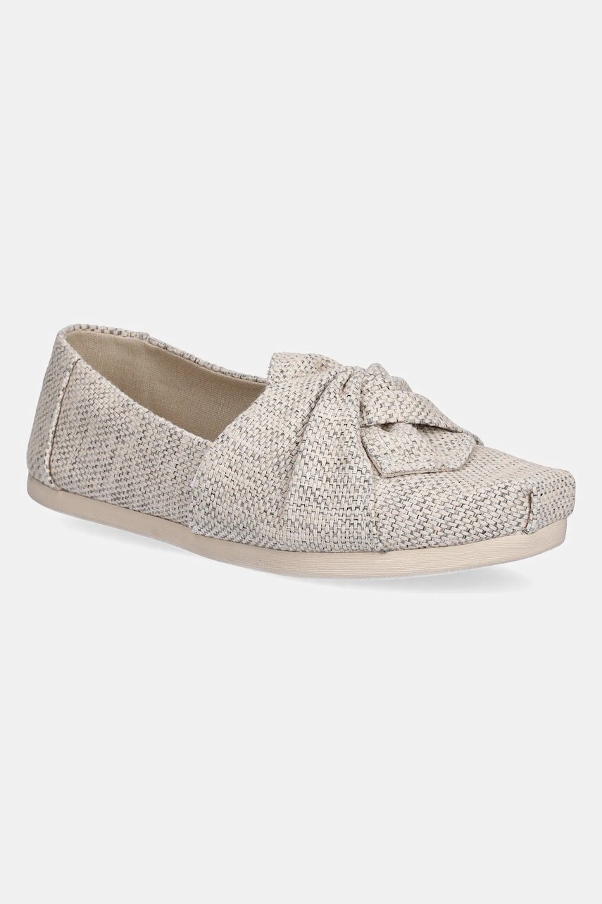 Espadrilky Toms FOG BEACHSIDE béžová farba, 10021936