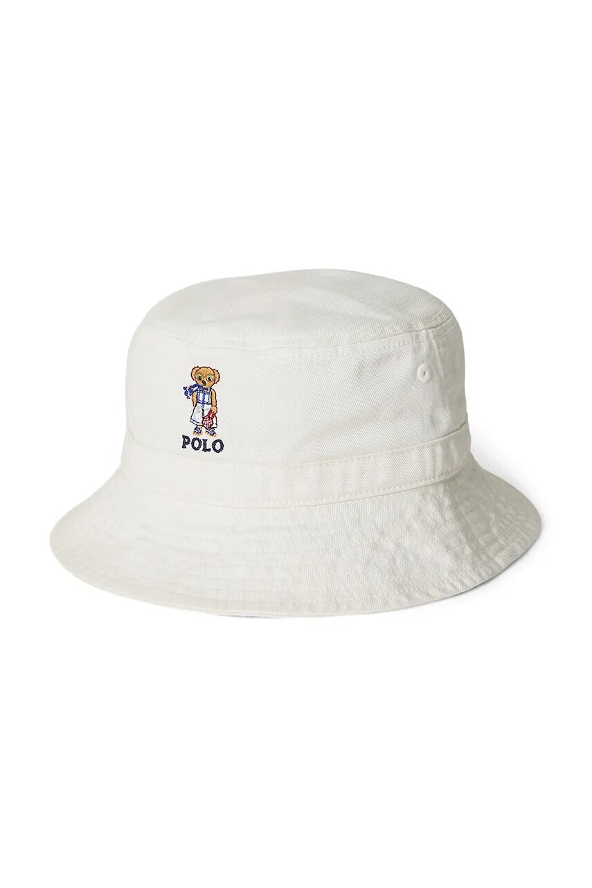 Klobúk Polo Ralph Lauren biela farba biela, bavlnené, 312935716001