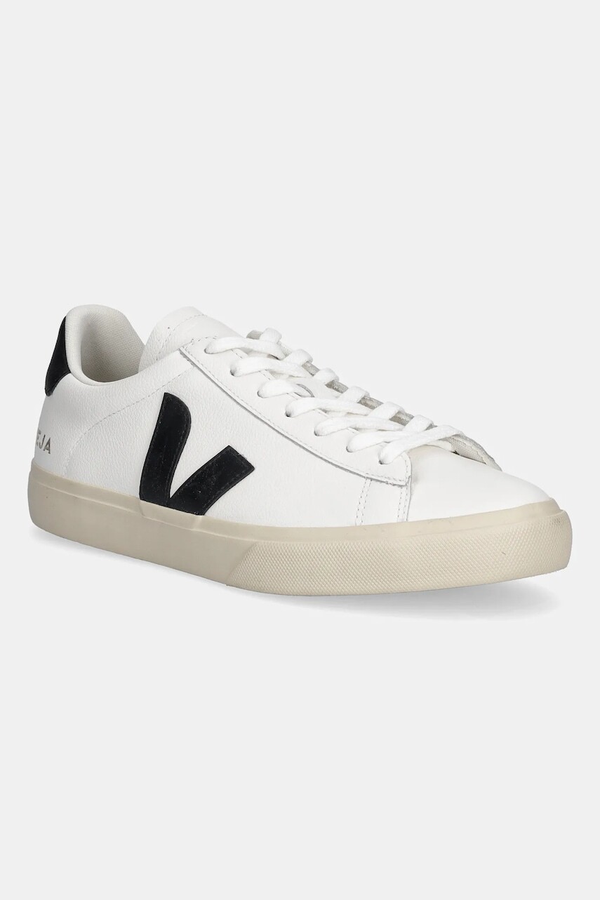 Kožené tenisky Veja Campo Chromefree CP051537 biela farba,