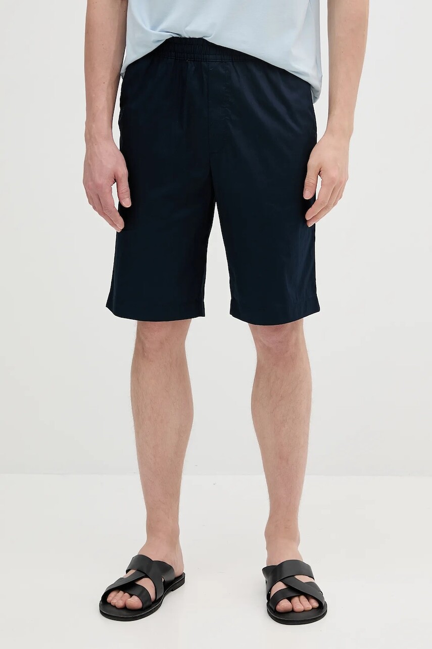 Šortky Calvin Klein tmavomodrá farba, K10K114064