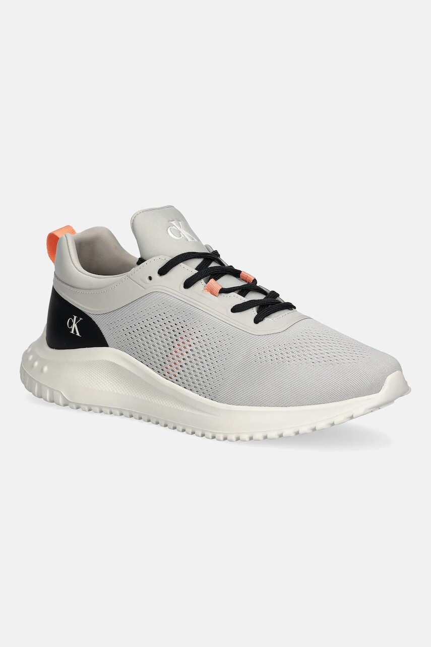 Tenisky Calvin Klein Jeans EVA RUNNER TECH KNIT šedá farba, YM0YM01293