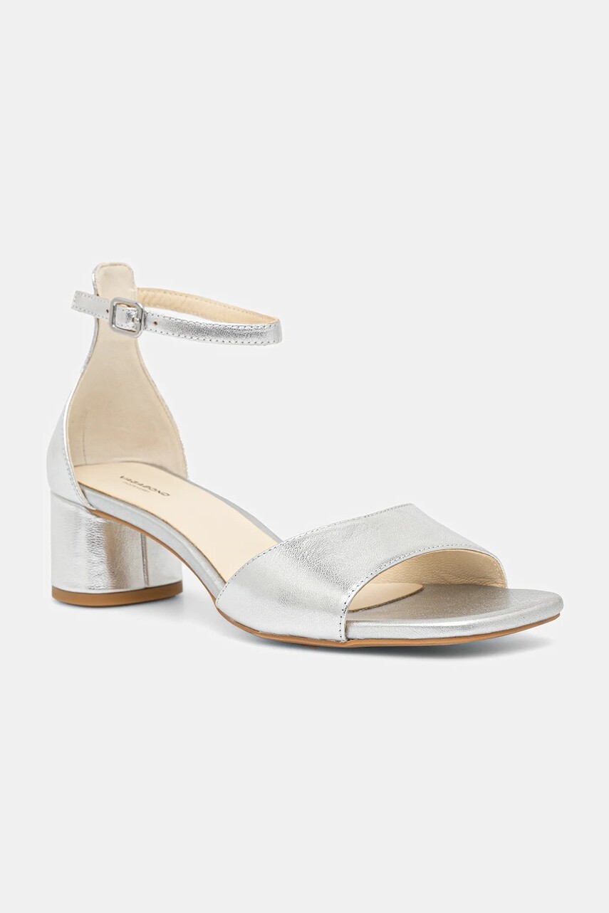 Kožené sandále Vagabond Shoemakers PIPER strieborná farba, 5921-083-79