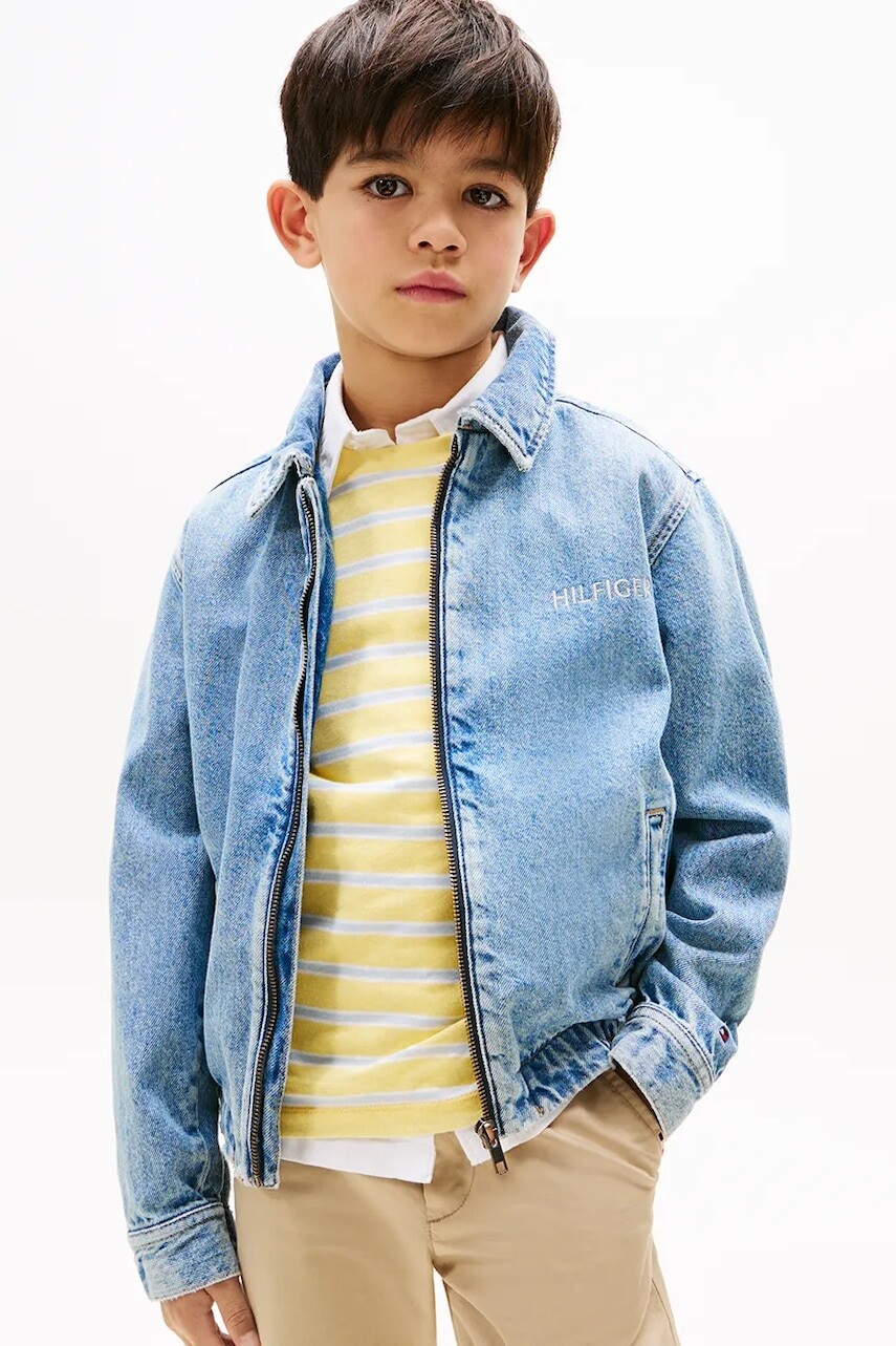 Detská rifľová bunda Tommy Hilfiger KB0KB09578