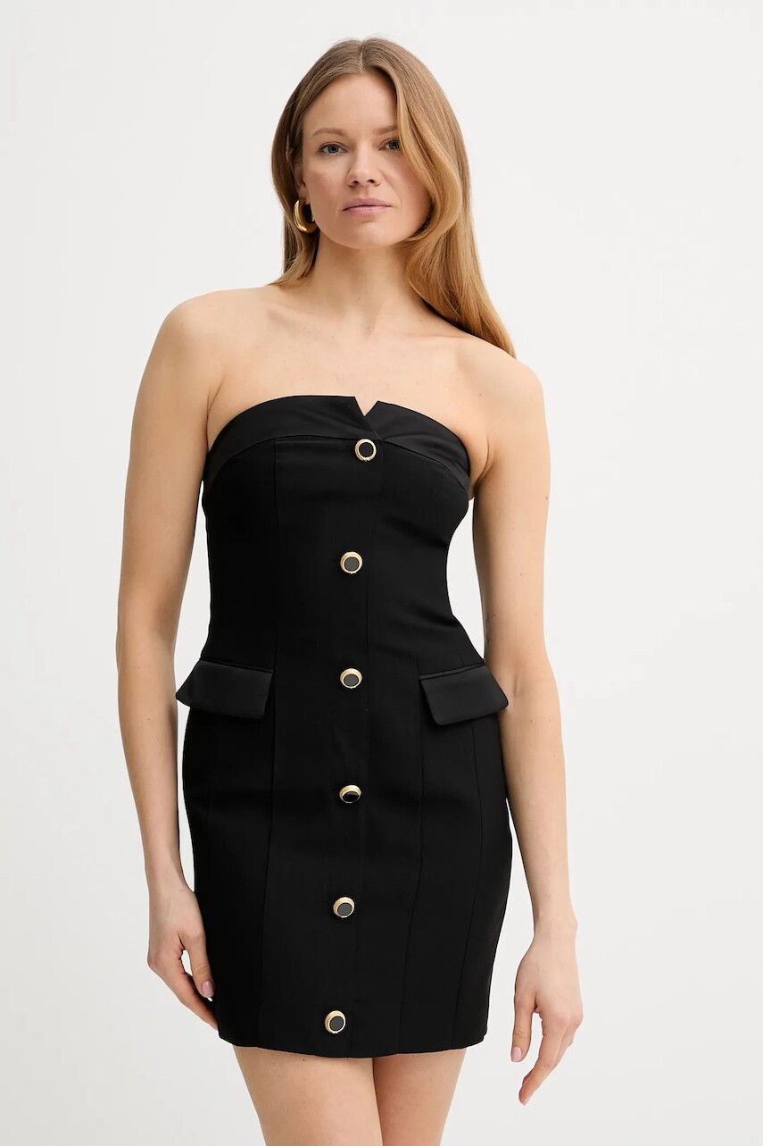 Šaty Marciano Guess VITTORIA čierna farba, mini, priliehavé, 5GGK14 7300A